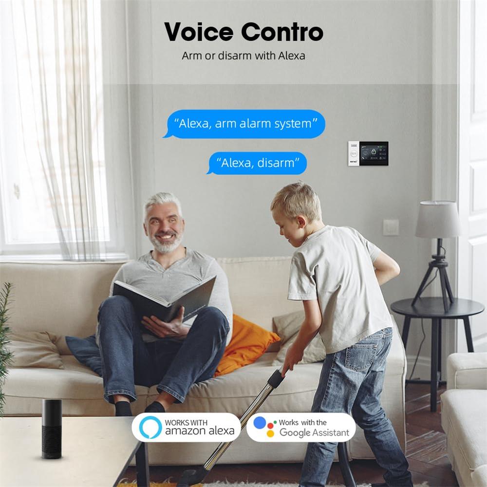 2.4G WIFI Smart GSM Alarm Syst - огляд і ціна Smart Home Wiser