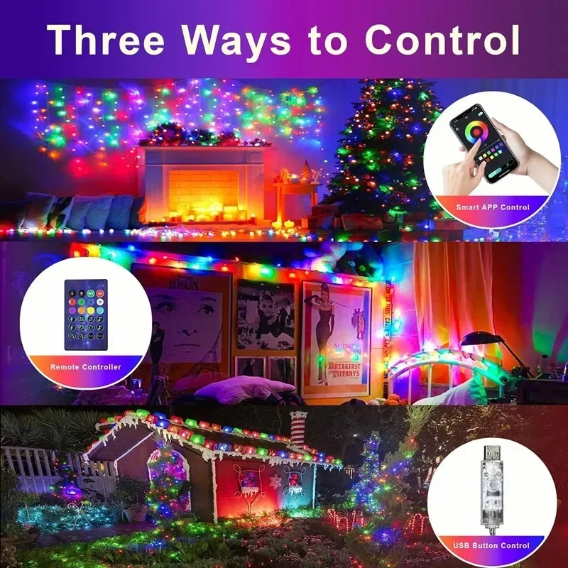 RGBIC LED String Lights Smart  - огляд і ціна Smart Home Yellow