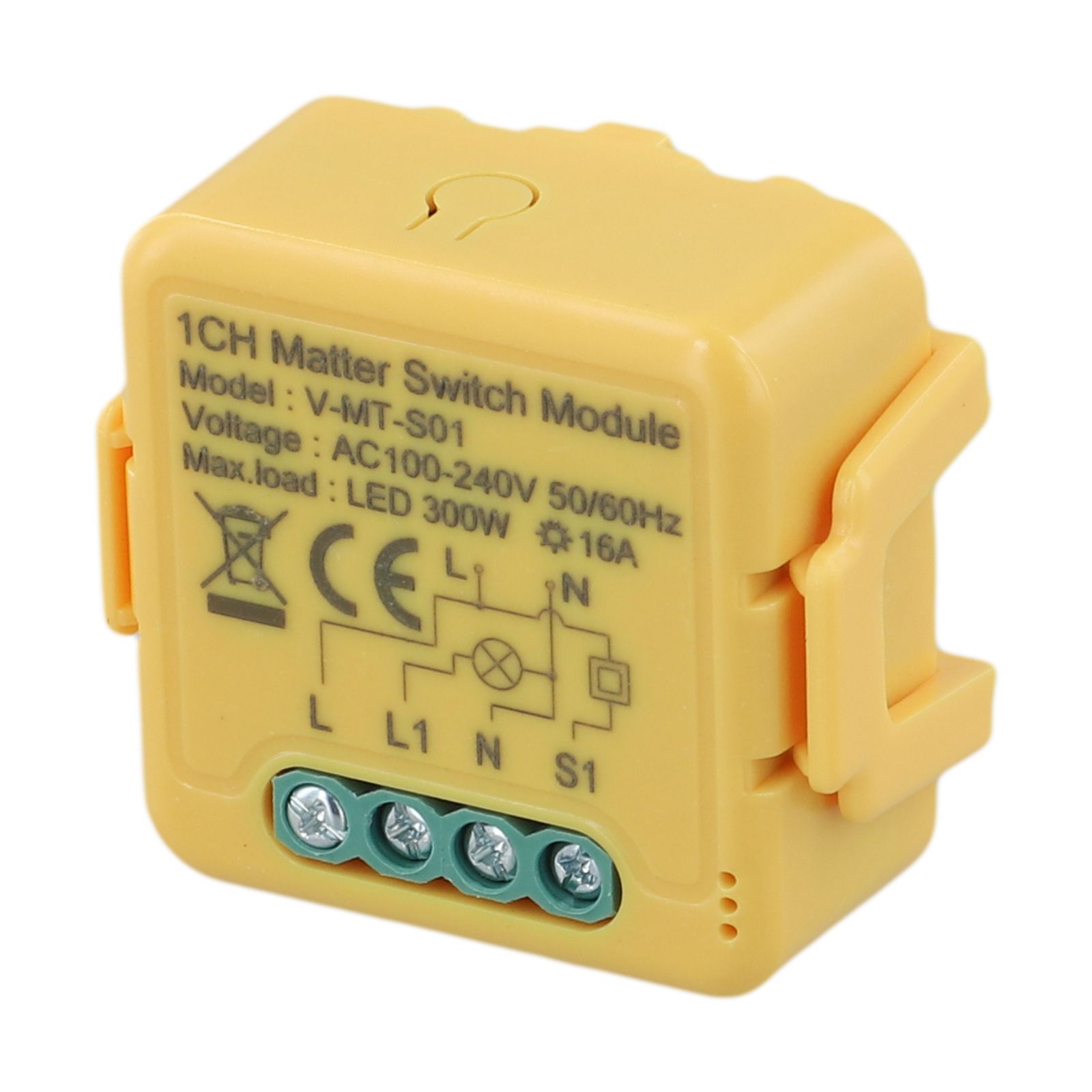 16A Matter For Smart Home Rela - огляд і ціна Smart Home Yellow