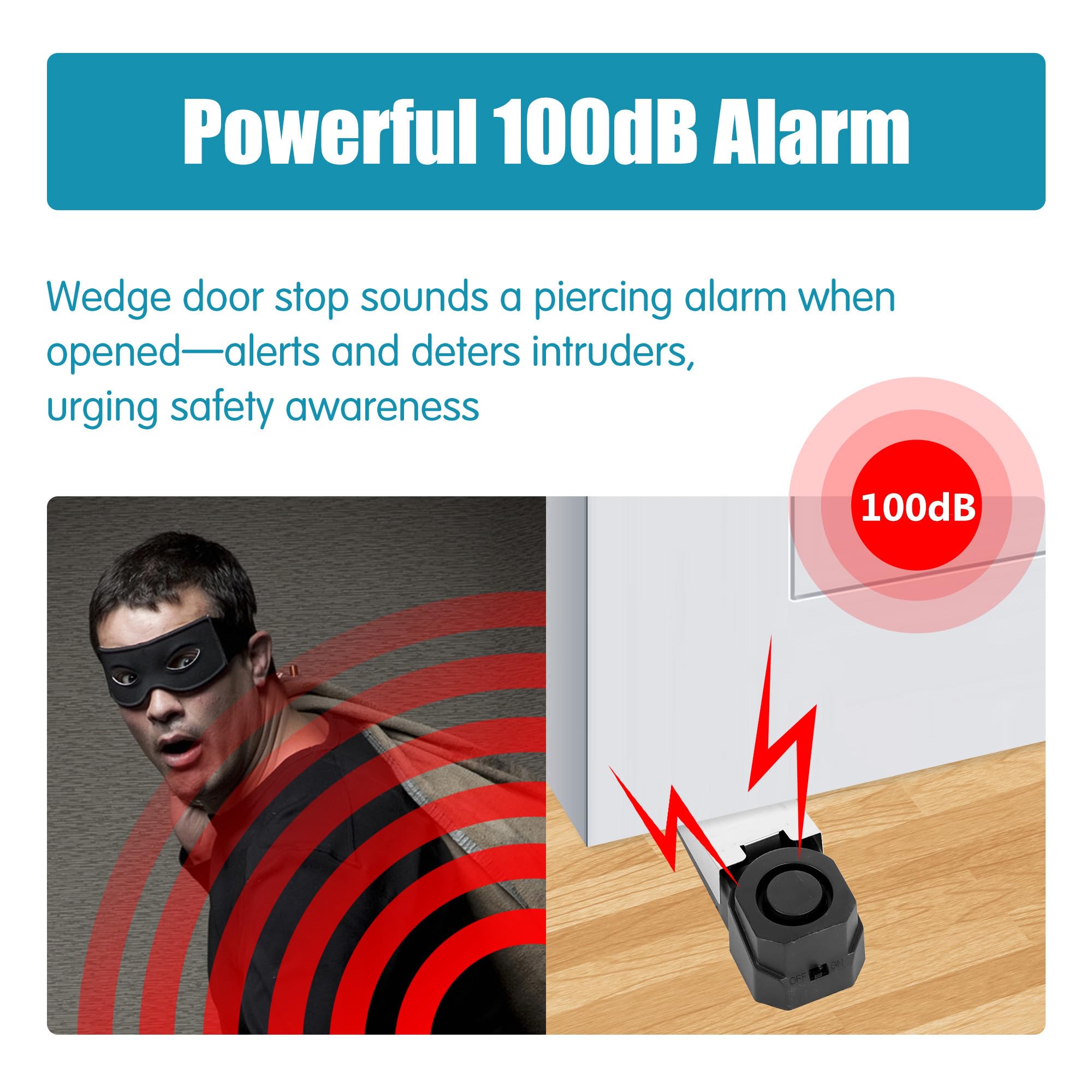 Wireless Door Stop Alarm Syste - огляд і ціна Wireless Door Sensor