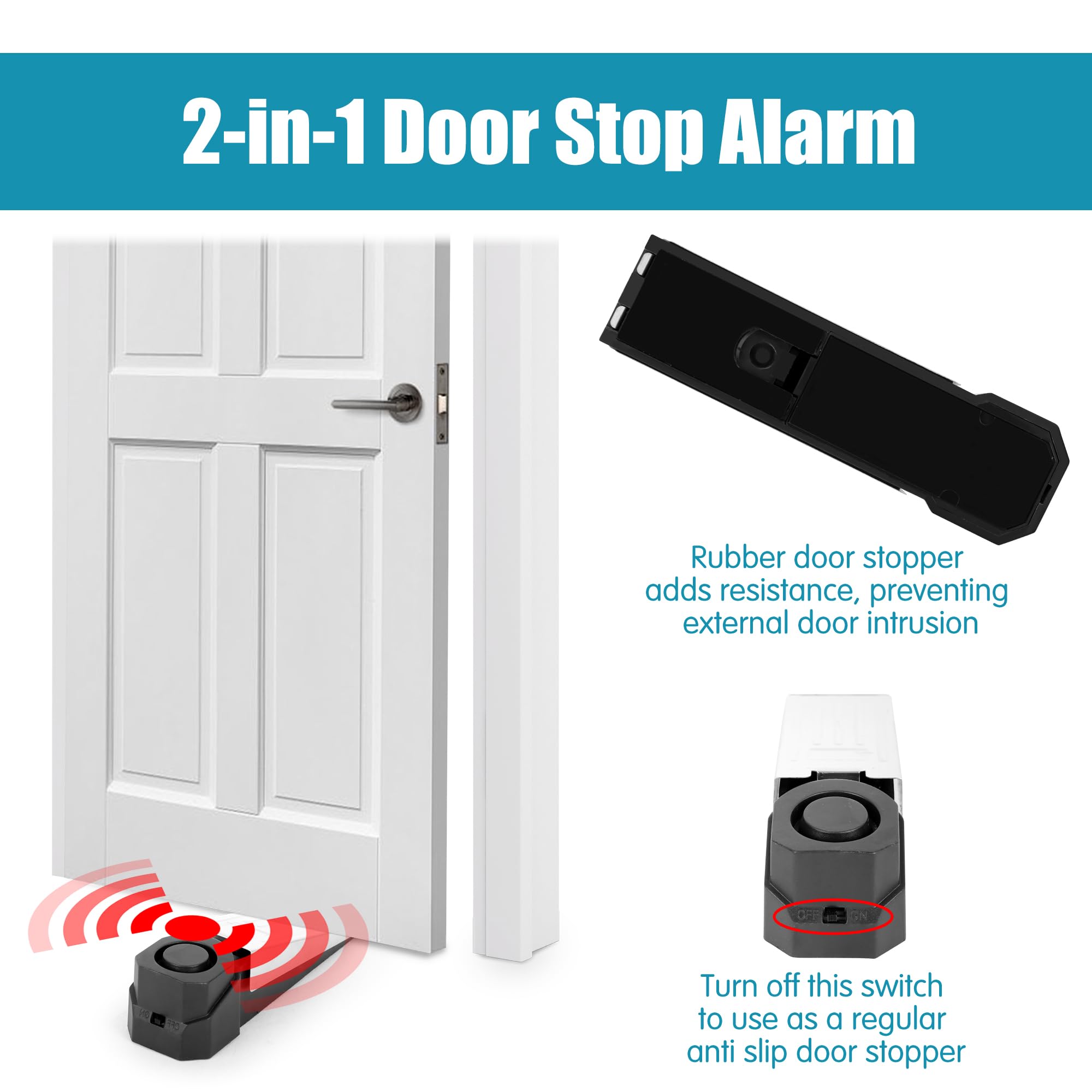 Wireless Door Stop Alarm Syste - огляд і ціна Wireless Door Sensor