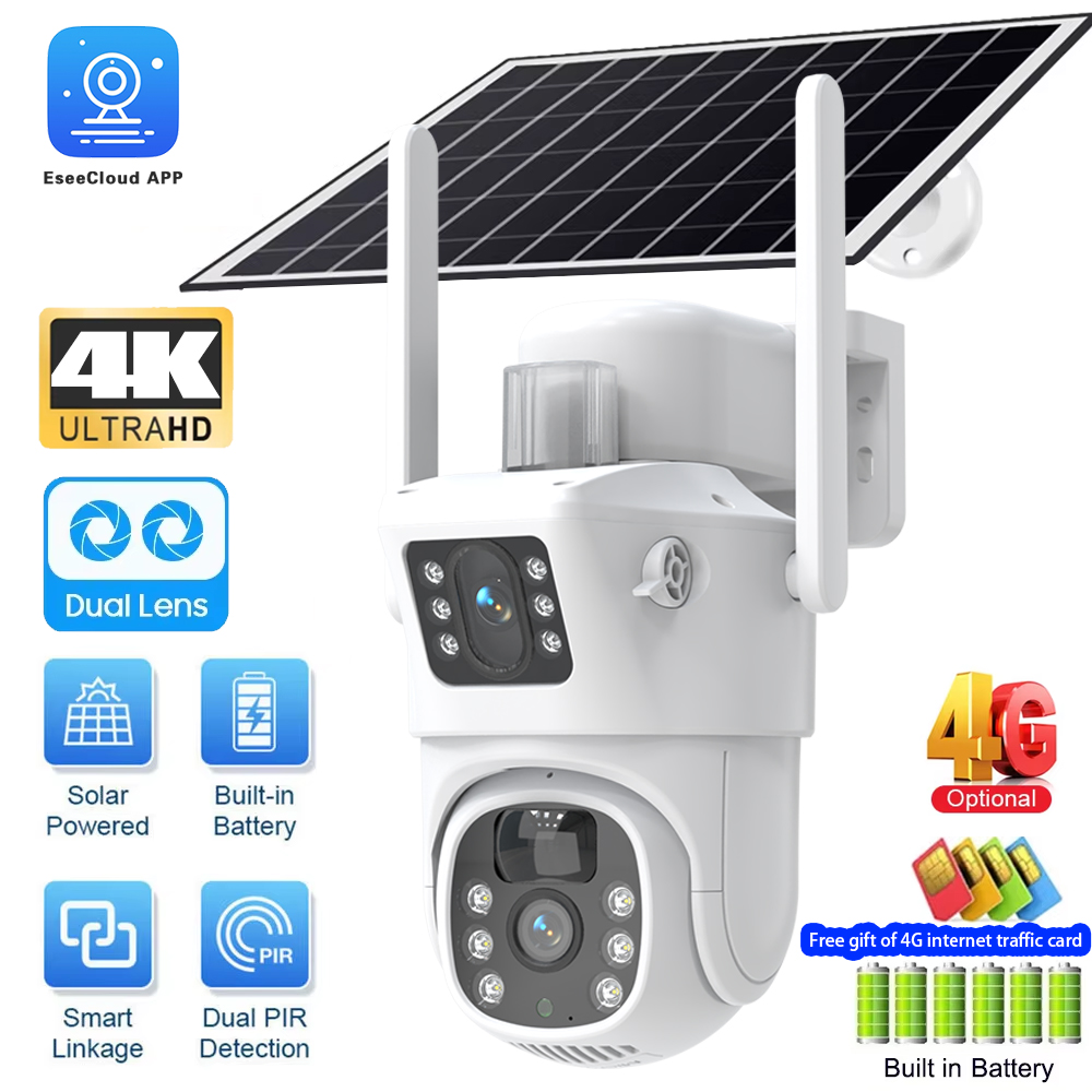 4K 8MP WIFi/4G Sim Card Solar  - огляд і ціна Smart Home Camera Ezviz