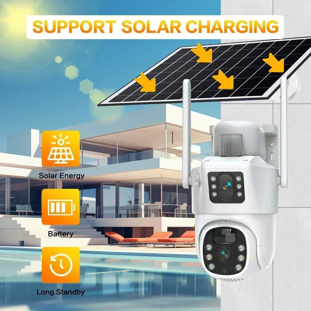 4K 8MP WIFi/4G Sim Card Solar  - огляд і ціна Smart Home Camera Ezviz