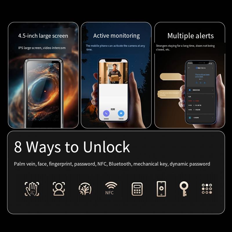 YN S11M Smart Home Digital Ele - огляд і ціна Smart Home Door Lock