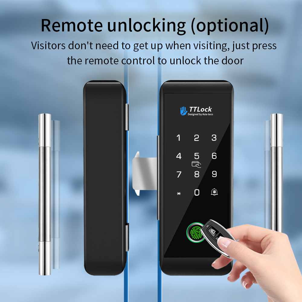 TTLOCK Smart Glass Lock Finger - огляд і ціна Smart Home Door Lock